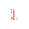 Vibromasseur gode réaliste ventouse et testicules 21 cm va-et-vient avec télécommande 